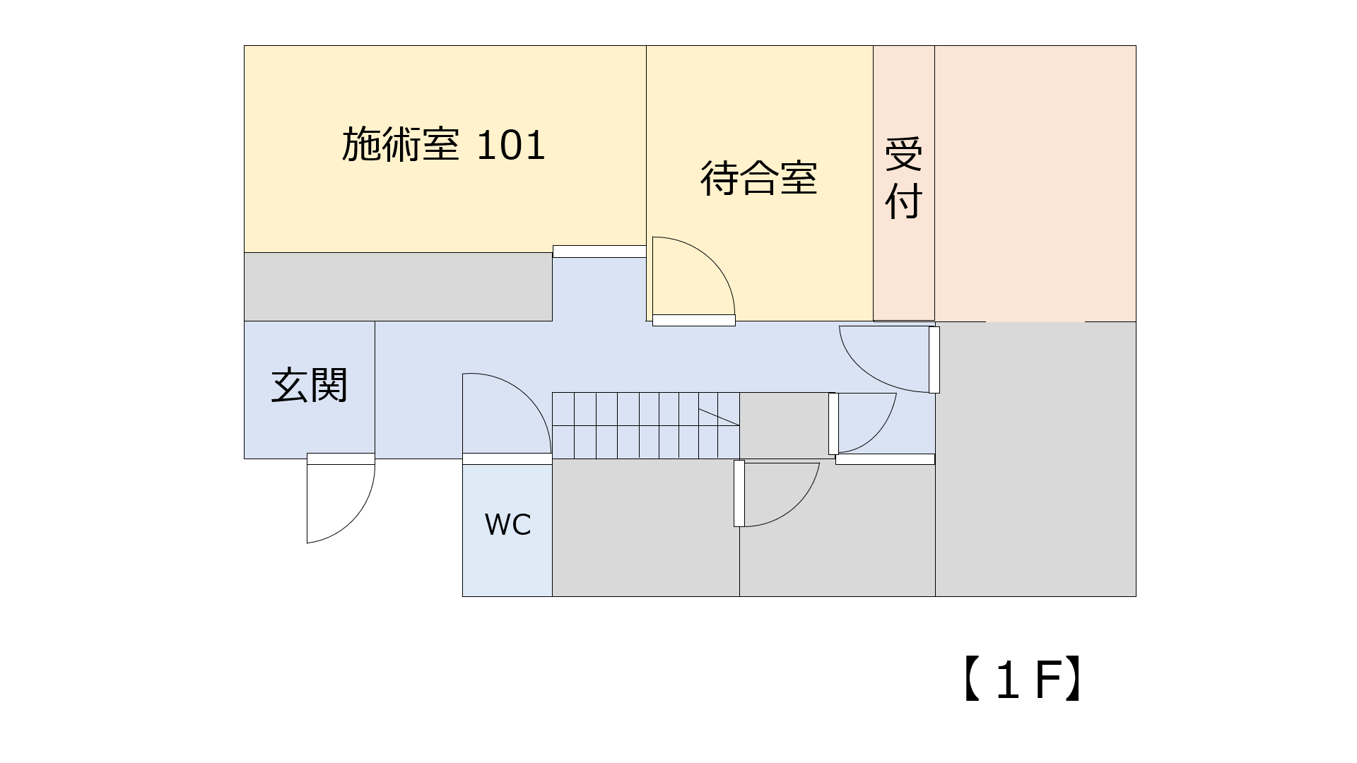 1階施術室の案内