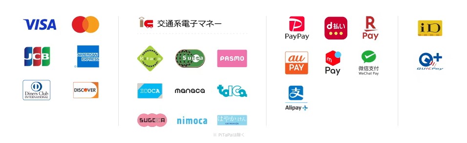キャッシュレス決済対応ブランド一覧